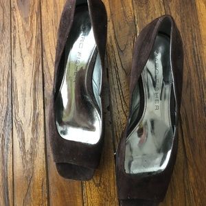 Marc Fisher Suede Wedges